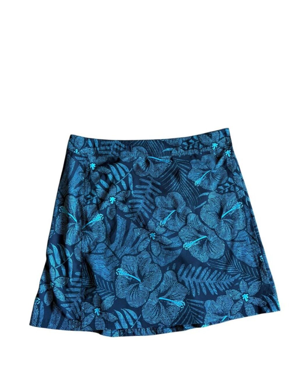 Ripskirt Hawaii Womens Floral MEDIUM Wrap Skirt Maui Moonlight Length 2